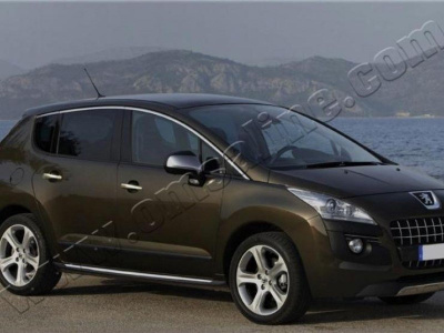 Peugeot 3008 (2008-) накладки на ручки дверей из нержавеющей стали, комплект на 4 двери